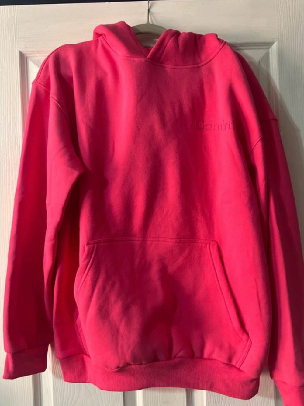 NWOT Women’s CMFRT Hot Pink Hoodie Sweatshirt